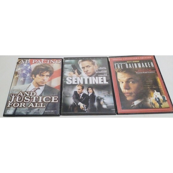 MIXED DRAMA CRIME COURT GRISHAM 12CT DVD LOT RAINMAKER A TIME TO KILL & MORE - Picture 6 of 6